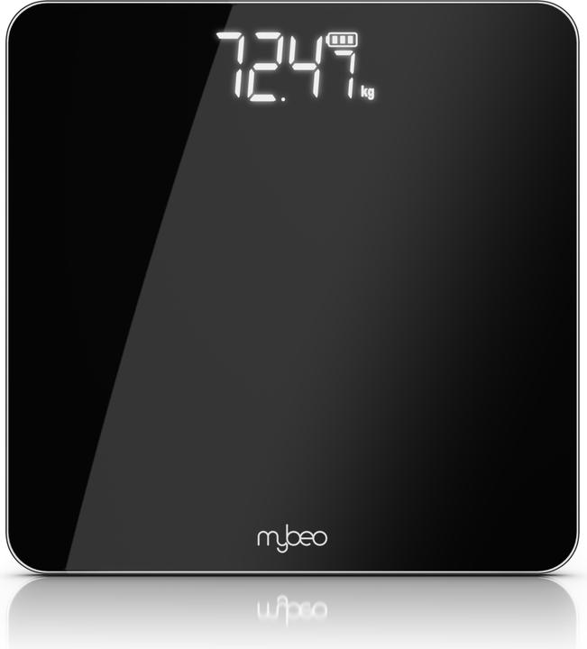 Image du produit Mybeo Digitale Waage für Personen, Digitalwaage, Personenwaage, grosse Trittfläche aus 6mm Sicherheitsglas (180 kg)