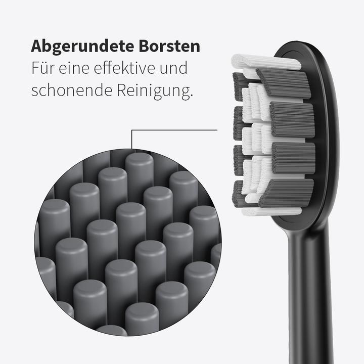 Actual product image Zahnheld Brush head Basic Medium 3x Black (3 x)