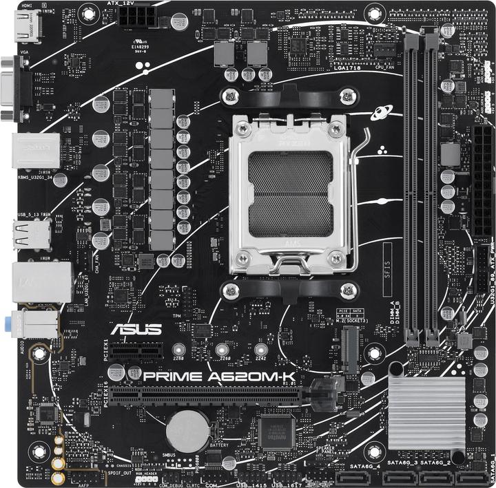 Actual product image ASUS PRIME A620M-K (AM5, AMD A620, mATX)
