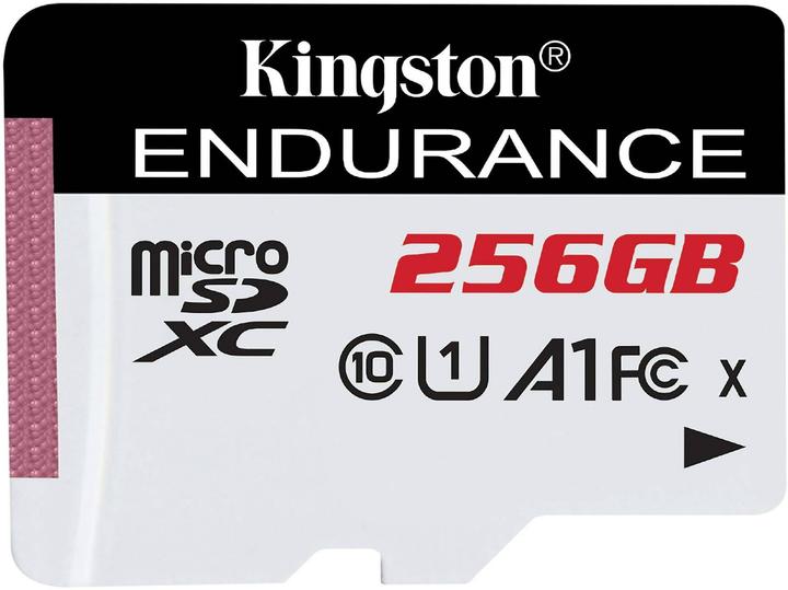 Actual product image Kingston High Endurance (256 GB, microSDXC, U1, UHS-I)