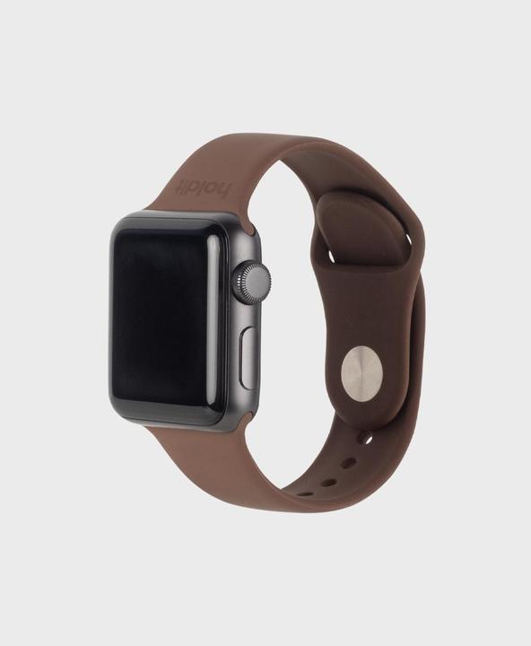 Image du produit Holdit Silicone Band for Apple Watch Dark Brown (Silicone)