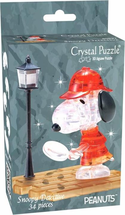 Image du produit HCM Kinzel Crystal Puzzle - Snoopy détective (34 pièces)