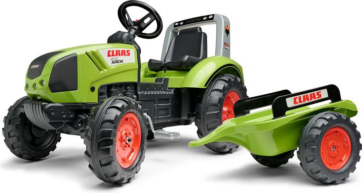 Actual product image Falk Toys Claas tractor + trailer