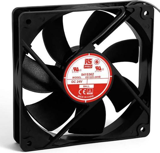 Immagine prodotto Rs Pro Ventola Ass. Su Cuscinetti 24v (120 mm)