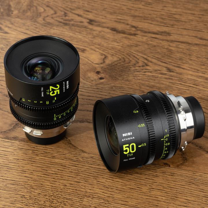 Produktbild Nisi ATHENA Prime Kit (14mm / 25mm / 35mm / 50mm / 85mm) PL Mount (Arri) (Neuheit) (Vollformat)