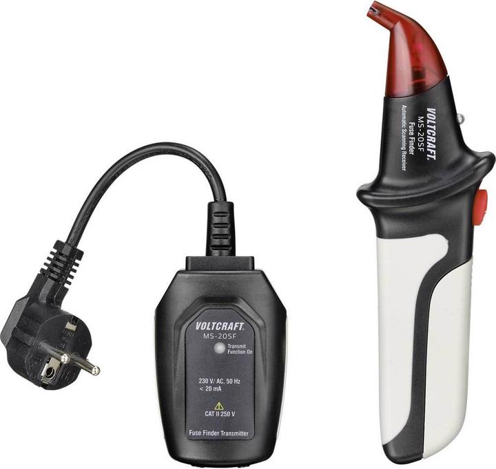 Actual product image Voltcraft MS-20SF fuse finder, fuse locator, 230 V/AC, CAT II, safety plug (CAT II 250V)