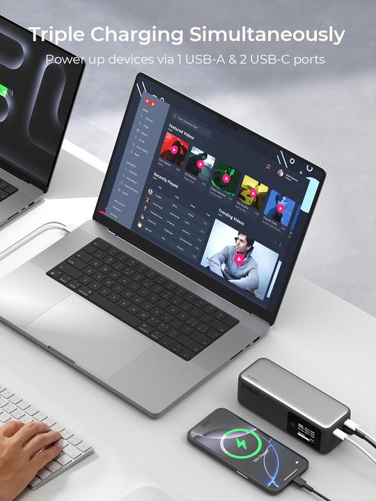 Image du produit Aukey SPARK MEGA - Powerbank (27600 mAh, 140 W)