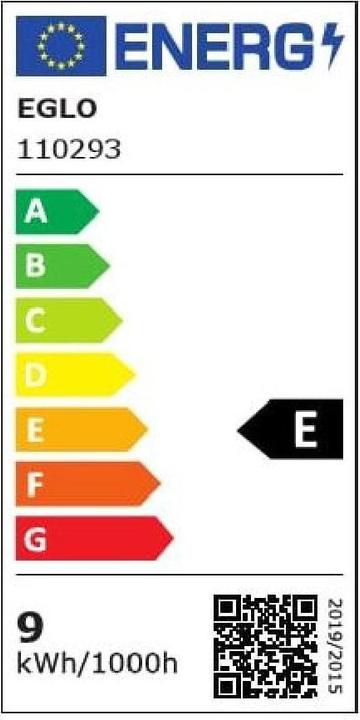 Label énergétique EGLO Ampoules LED E27 (E27, 9 W, 1055 lm, 1 x, E)