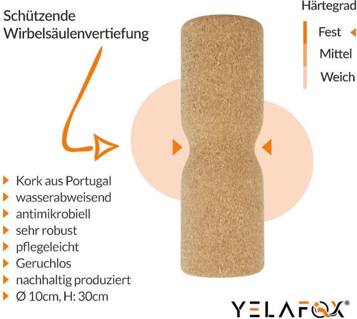 Produktbild Yelafox Faszienrolle mit Rille