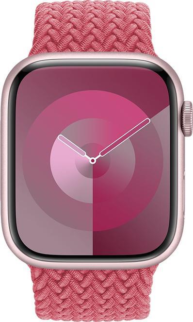 Produktbild Crong Wave Band – Geflochtenes Armband für Apple Watch 38/40/41 mm (Rosa) (Polyesterfasern)