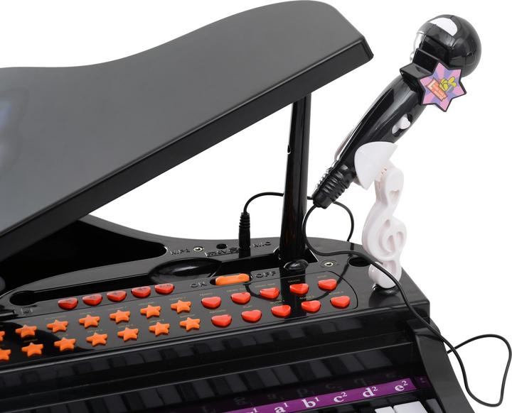 Immagine prodotto Homcom Pianoforte per bambini con microfono (Inglese, Tedesco)