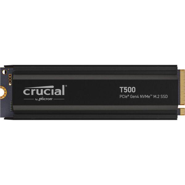 Produktbild Crucial T500 mit Kühlkörper (2000 GB, M.2 2280)