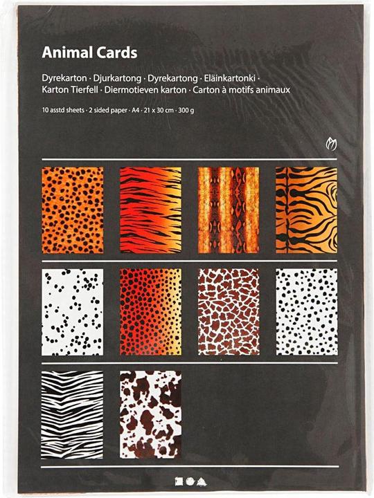Image du produit Creativ Company papier d'artisanat Animal Print A4, 300g (300 g/m², 10 x)