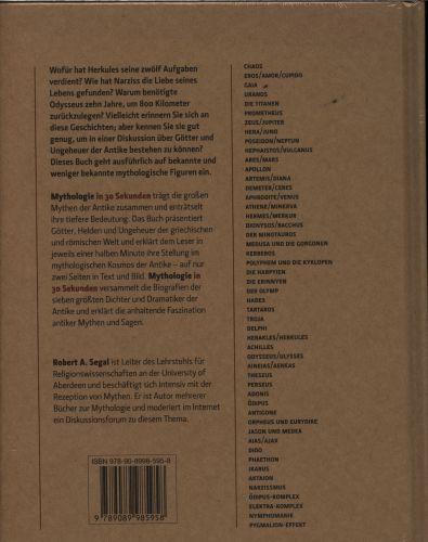 Produktbild Mythologie in 30 Sekunden (Deutsch, Robert A Segal, 2015)