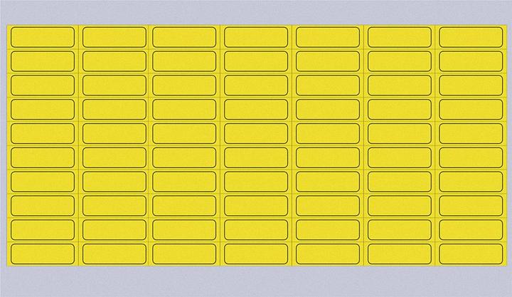 Actual product image Brady FOGLI ETICH.10 X 30 CONT., Etikettenbogen mit Rahmen, 10 x 30 mm (1400 Etiketten)