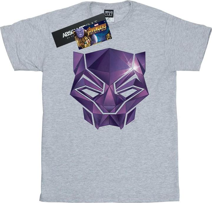 Immagine prodotto Avengers Infinity War Black Panther Geometric Maglietta Ragazze (152, 158)