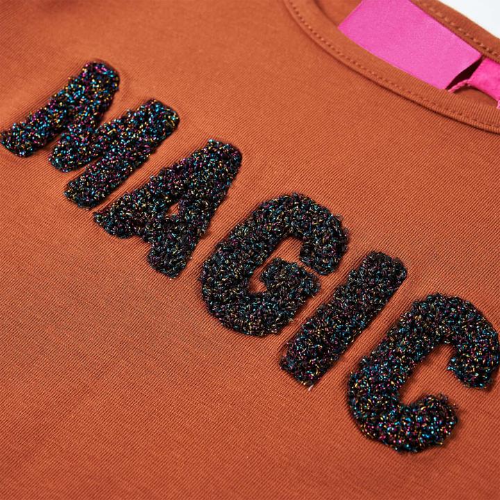 Produktbild VidaXL Kinder-Langarmshirt Cognac 104,Material: 95 % Baumwolle. 5 (104)