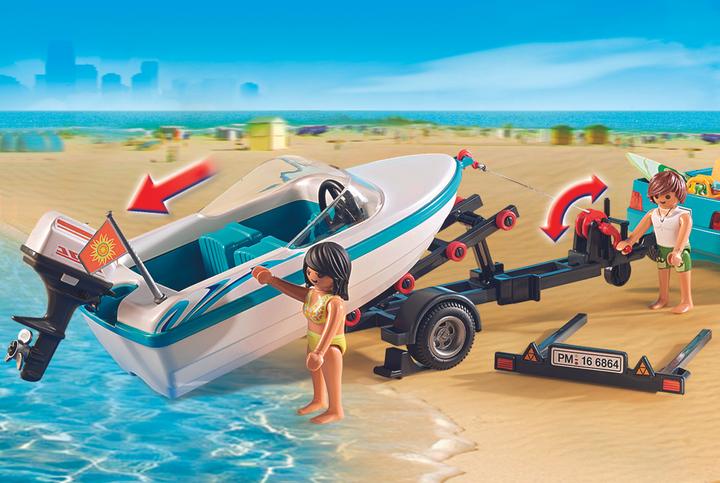 Actual product image Playmobil Surfer-Pickup mit Speedboat (71589)