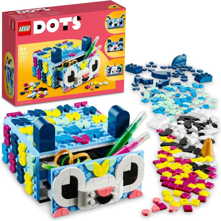 Produktbild LEGO Tier-Kreativbox mit Schubfach (41805, LEGO Dots)