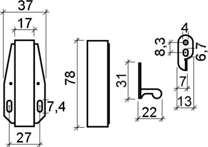 Actual product image OK-Line Touch-Latch