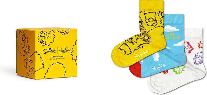 Actual product image Happy Socks Family Time Kids Gift Set (pack of 3, 33 - 35)