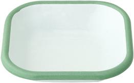 Produktbild Merbo Emaille Schale quadrat