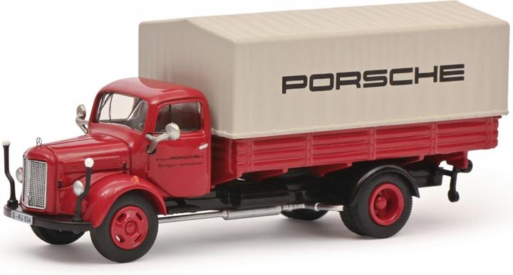 Produktbild Schuco MB L3500 Pr. PORSCHE 1:87
