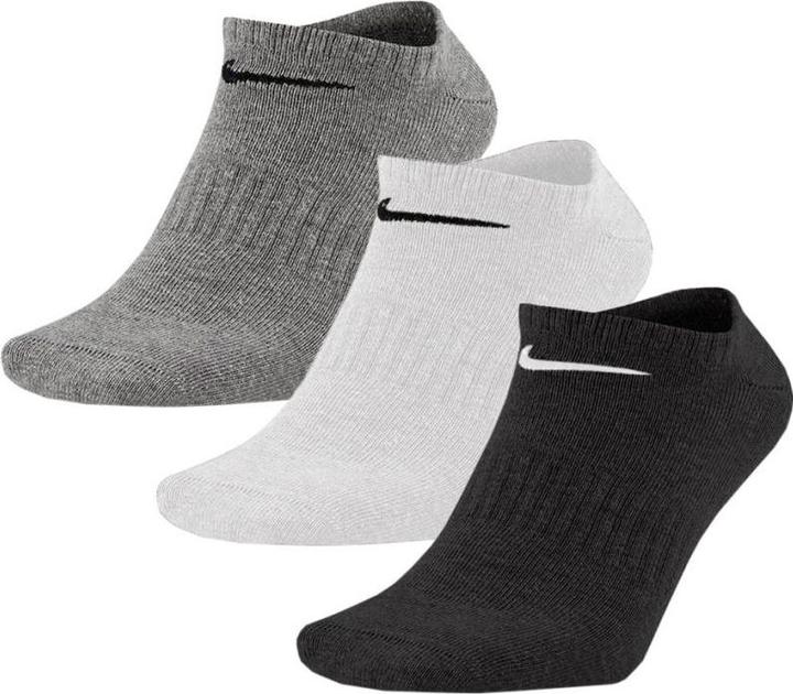 Nike Unisex Training No-Show Socks (3 Pairs) Everyday Lightweight, Multi-Color, SX7678-964, S (3er Pack, S)