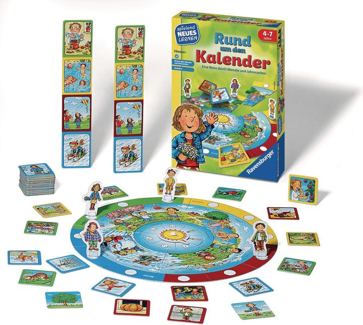 Actual product image Ravensburger Around the calendar (German)
