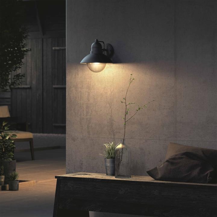 Produktbild Philips myGarden Wandleuchte 17237/30/PN,sw (2520 lm, E27, IP44)