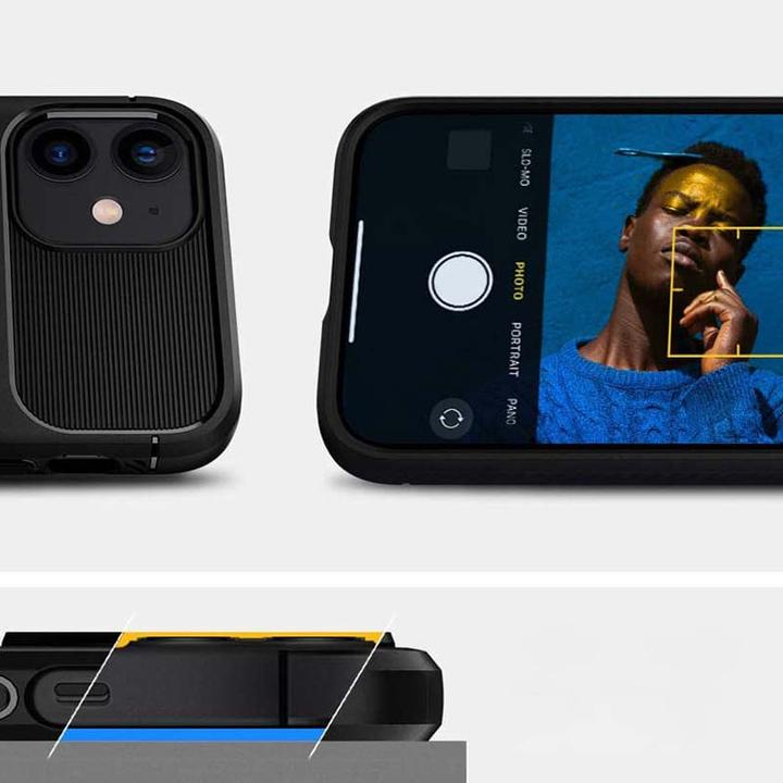 Actual product image Spigen Rugged Armor (Apple iPhone 12, Apple iPhone 12 Pro)