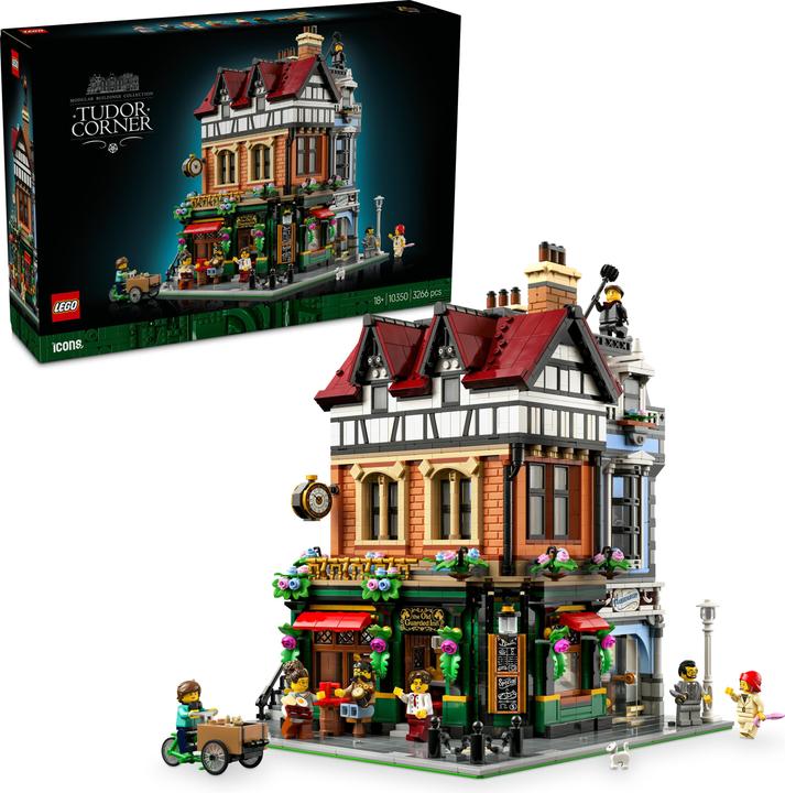 Actual product image LEGO Tudor-style corner house (10350, LEGO Icons, LEGO Rare Sets)