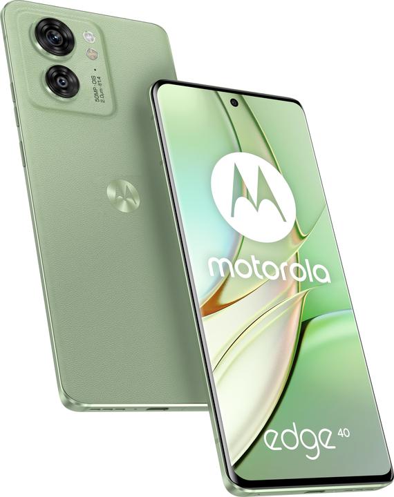 Produktbild Motorola Edge 40 (256 GB, Nebula Green, 6.55", SIM + eSIM, 50 Mpx, 5G)