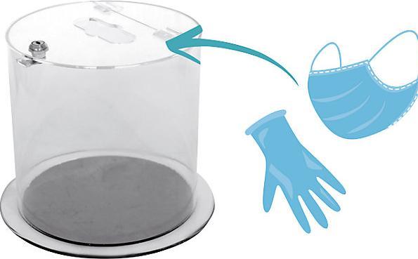 Image du produit kaiserkraft Conteneur de recyclage des piles (12 l)