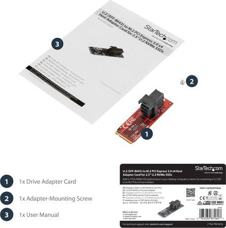 Produktbild StarTech U.2 TO M.2 ADAPTER