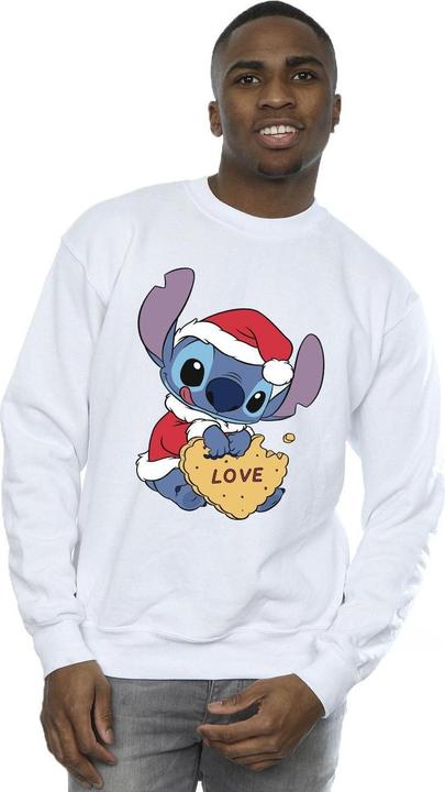 Produktbild Disney Lilo And Stitch Christmas Love Biscuit Sweatshirt (XL)