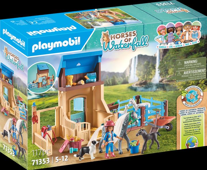 Playmobil Amelia & Whisper avec box pour chevaux (71353, Playmobil Chevaux de la cascade)