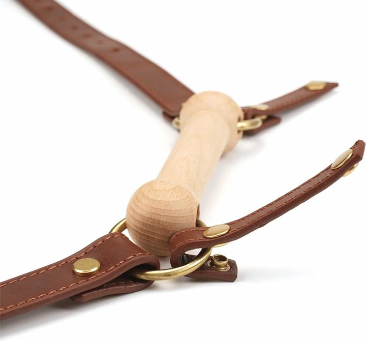Productafbeelding Liebe Seele Leren oogkleppen met knevel