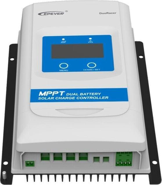 Actual product image Epever DR3210N DuoRacer MPPT charge controller for two batteries