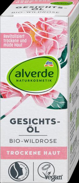 Immagine prodotto dm alverde Olio viso biologico alla rosa selvatica (15 ml, Olio viso)