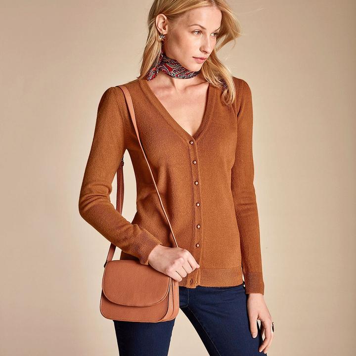 Immagine prodotto Anne Weyburn Cardigan con scollo a V e tocco di cashmere (40, 42)