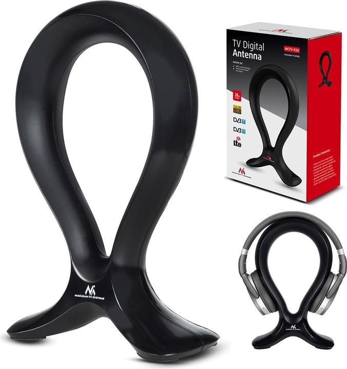 Image du produit Maclean MCTV-920 Antenne de télévision Indoor 26 dB (Antenne d'intérieur, 26 dB, DVB-T / -T2)