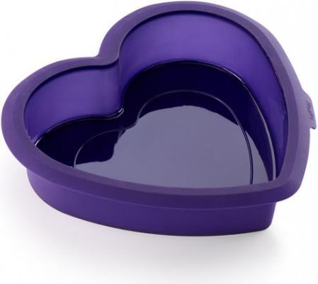 Lékué Moule à cake en forme de coeur, lot de 3