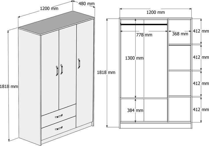 Immagine prodotto Kalune Design Soleil (120 x 48 x 182 cm)