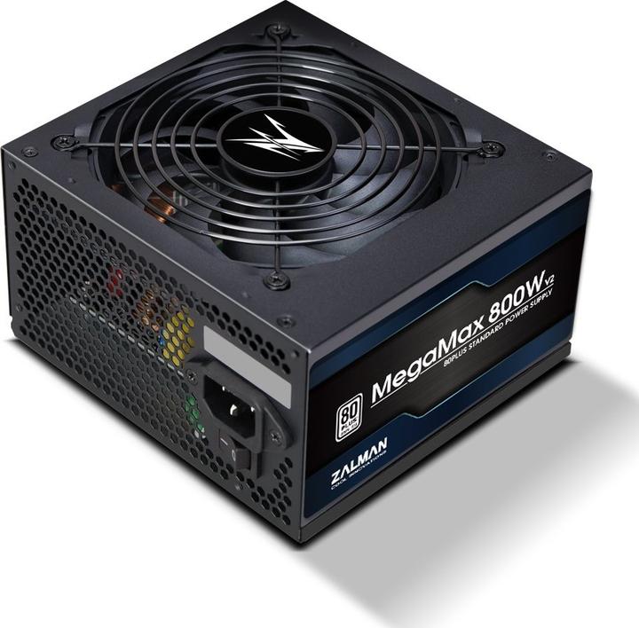 Actual product image Zalman ZM800-TXII MegaMax 80PLUS 230V EU STANDARD Certified high efficiency PCI-E (800 W)