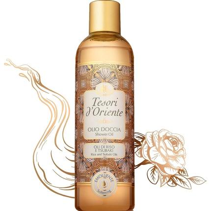Actual product image Tesori d'Oriente Rice & Tsubaki Shower Oil (250 ml)