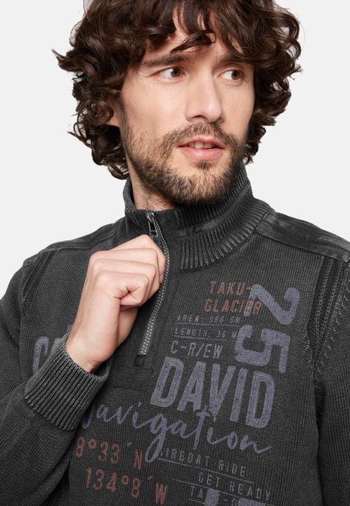 Produktbild Camp David Pullover Strickpullover Troyer (XL)