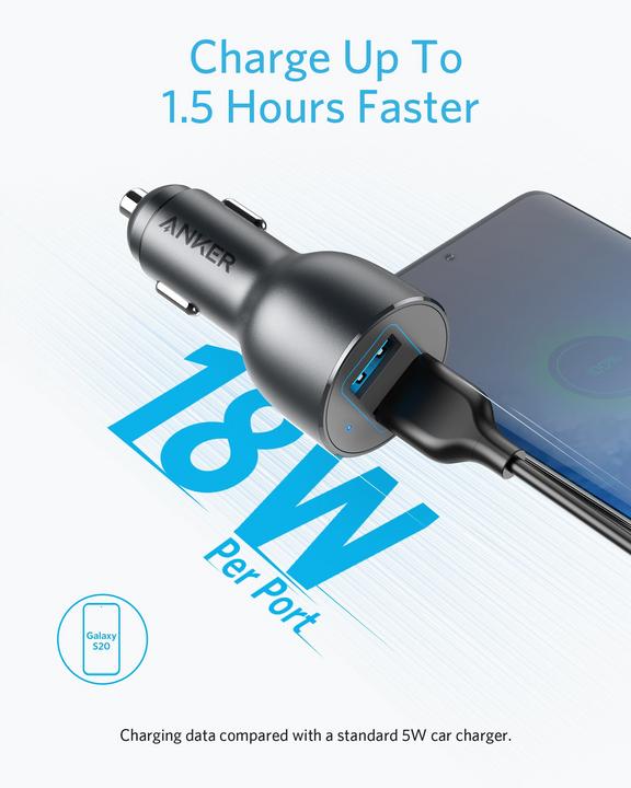 Produktbild Anker PowerDrive III 2-Port Alloy