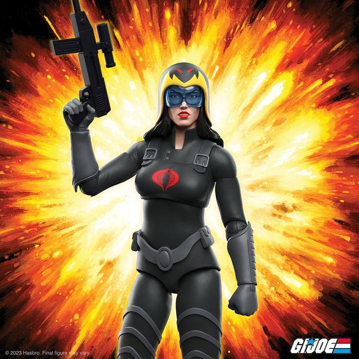 Image du produit Super7 G.I. Joe figurine Ultimates Baroness (Black Suit) 18 cm
