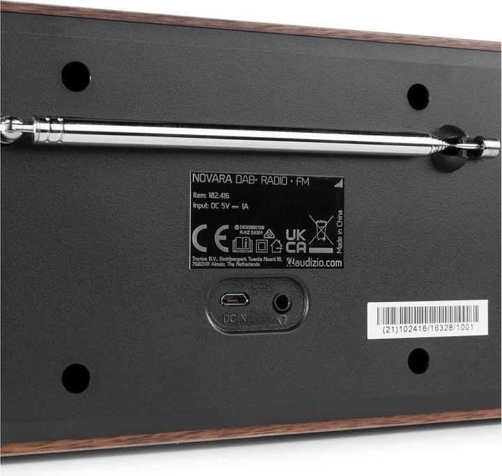 Actual product image Audizio Novara Silber (FM, DAB+)